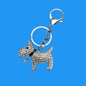 New Be dazzled Dog keychain/bag charm